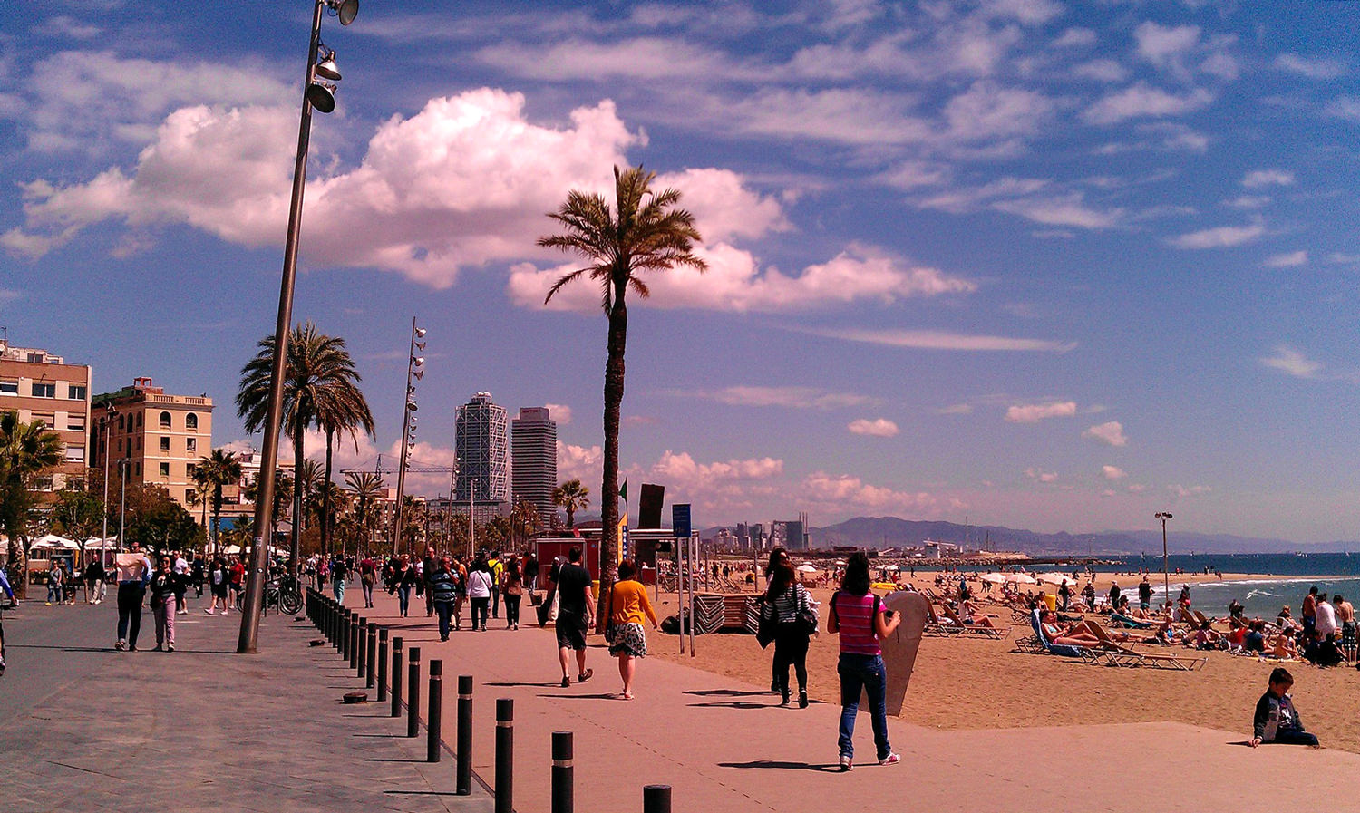 Барселона Барселоннета Пляж